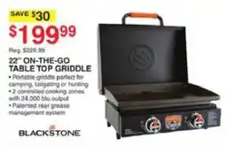 Dunham's Sports Blackstone 22" On-The-Go Table Top Griddle offer
