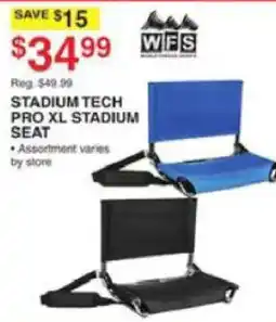 Dunham's Sports Wfs stadium tech pro xl stadium seat offer