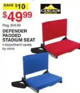 Dunham's Sports Cascade defender padded stadium seat offer