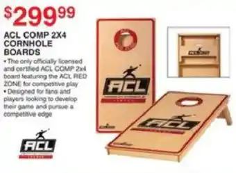 Dunham's Sports Acl comp 2x4 cornhole boards offer