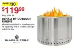 Dunham's Sports Black Sierra Denali 19" Outdoor Firepit offer