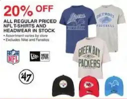 Dunham's Sports All Regular Priced Nfl T-shirts And Headwear In Stock offer