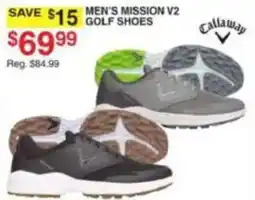 Dunham's Sports Callaway men's mission v2 golf shoes offer