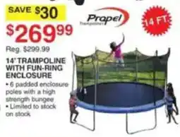 Dunham's Sports Propel 14' Trampoline With Fun-Ring Enclosure offer
