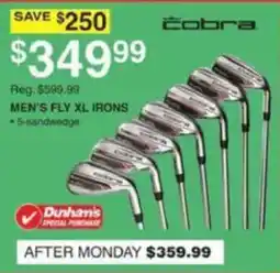 Dunham's Sports Cobra men's fly xl irons offer