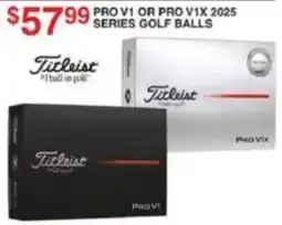 Dunham's Sports Titleist pro v1 or pro v1x 2025 series golf balls offer