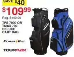 Dunham's Sports Powerbilt Tourmax Deluxe Cart Bag offer