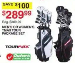 Dunham's Sports Tourmax Men's or Women's TMax Tour Package Set offer