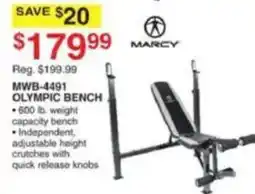 Dunham's Sports Marcy olympic bench offer