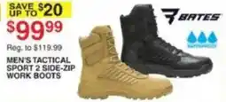 Dunham's Sports Bates men's tactical sport 2 side-zip work boots offer