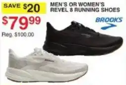 Dunham's Sports Brooks Men's or women's revel 8 running shoes offer