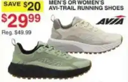 Dunham's Sports Avia men's or women's avi-trail running shoes offer