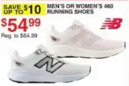 Dunham's Sports New Balance men's or women's 460 running shoes offer