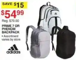 Dunham's Sports Adidas Prime 7 Or Phenom Backpack offer