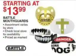 Dunham's Sports Battle mouthguards offer