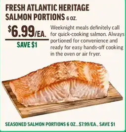 Central Market Fresh Atlantic Heritage Salmon Portions offer