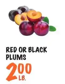 Foodarama Red or Black Plums offer