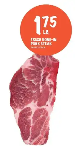 Foodarama Fresh bone-in pork steak offer