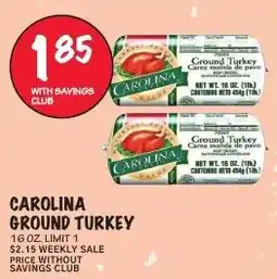 Foodarama Carolina Ground Turkey offer