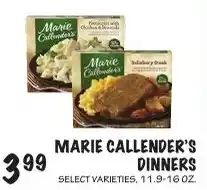 Foodarama Marie Callender's dinners offer