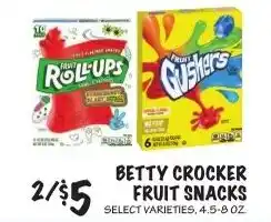 Foodarama Betty Crocker fruit snacks offer