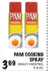 Foodarama Pam cooking spray offer