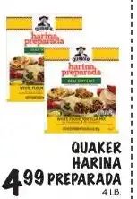 Foodarama Quaker harina preparada offer