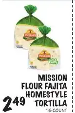 Foodarama Mission flour fajita homestyle tortilla offer