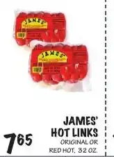 Foodarama James' hot links offer