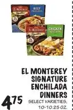 Foodarama El Monterey signature enchilada dinners offer