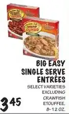 Foodarama Big Easy Single Serve Entrées offer
