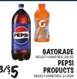 Foodarama Gatorade Pepsi Products offer