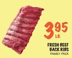 Foodarama Fresh beef back ribs offer