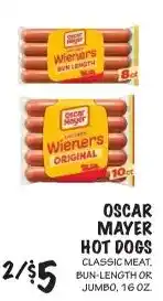 Foodarama Oscar Mayer hot dogs offer