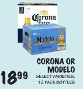 Foodarama Corona or Modelo offer