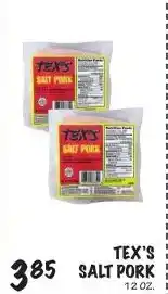 Foodarama Tex's salt Pork offer