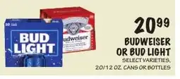 Foodarama Budweiser or Bud Light offer