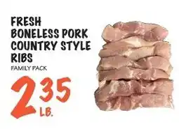 Foodarama Fresh boneless pork country style ribs offer