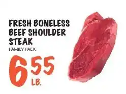 Foodarama Fresh boneless beef shoulder steak offer