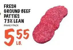 Foodarama Fresh ground beef patties offer