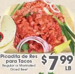 Arteagas Food Center Picadita de Res para Tacos offer