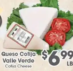 Arteagas Food Center Queso Cotija Valle Verde Cotija Cheese offer