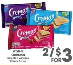 Arteagas Food Center Cremax Wafers offer