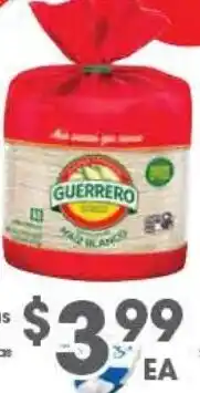 Arteagas Food Center Guerrero Maiz Blanco offer