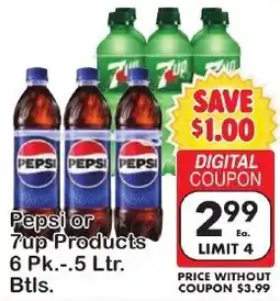 Fairplay Pepsi or 7up Products offer