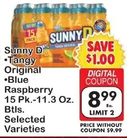 Fairplay Sunny D Tangy Original Blue Raspberry offer