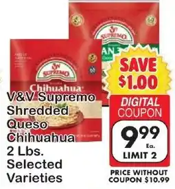 Fairplay V&V Supremo Shredded Queso Chihuahua offer