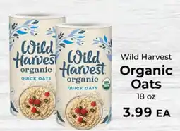 Sunset Foods Wild Harvest organic quick oats offer