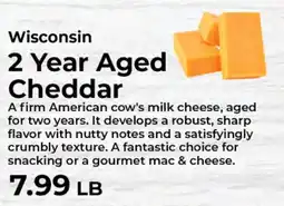 Sunset Foods Wisconsin 2 Year Aged Cheddar offer