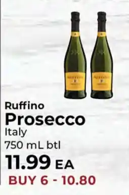 Sunset Foods Ruffino Prosecco offer